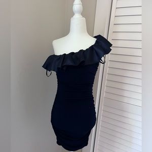 Navy blue dress